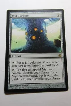 MTG Myr Turbine x1- -Mirrodin Besieged-Lightly Played - Image 1