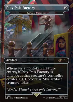 1x Play Pals Factory - Genesis Chamber - Foil MTG - Secret Lair - Light Play - Image 1