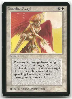 Guardian Angel (LP) Beta Edition LEB Magic MTG - Image 1
