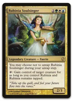 Rubinia Soulsinger #207 (LP) Commander 2013 C13 Magic MTG - Image 1