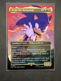 Sonic the Hedgehog M Secret Lair Drop Series 2087 NM Evan Stanley - Image 1