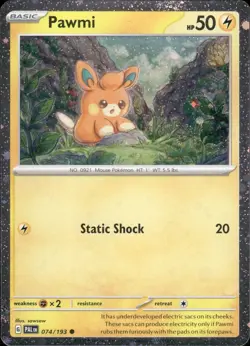 Pawmi (Cosmo Foil) 074/193 Holo Promo Miscellaneous Cards & Products Pokemon NM - Image 1