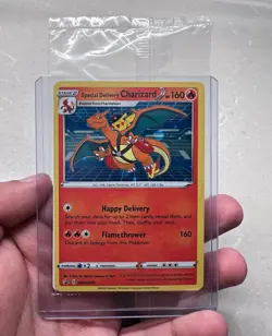 The Pokemon Company Special Delivery Charizard SWSH075 Holo Promo SEALED - Image 1
