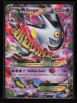 M Gengar EX Promo XY Promo XY166 Holo Moderately Played - Image 1