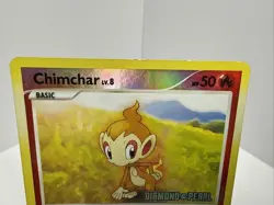 Pokemon TCG Chimchar 76/130- Diamond & Pearl Reverse Holo Stamped BK Promo - Image 2