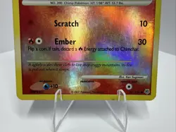 Pokemon TCG Chimchar 76/130- Diamond & Pearl Reverse Holo Stamped BK Promo - Image 4