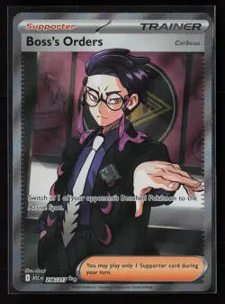 Boss's Orders [Corbeau] 256/217 Ultra Rare Ascended Heroes Pokemon Holo - Image 1