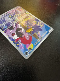 Team Rocket’s Murkrow 200/182 Illustration Rare Destined Rivals Pokemon TCG - Image 4