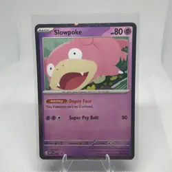Pokemon TCG - Slowpoke Promo MEP 086 Pitch Black Checklane - NM - Image 1