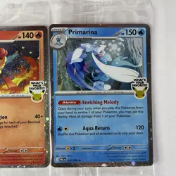 Pokemon Pitch Black Stamped Promos SEALED- Set of 3- Zarude Armarouge Primarina - Image 4