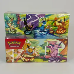 Pokemon TCG Prismatic Evolutions Mini Tin Display 8-Tin Box Sealed - Image 1