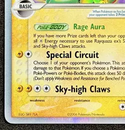 Pokemon Delta Species Rayquaza ex 97/101 EX Dragon Frontiers Lightly Played (LP) - Image 5