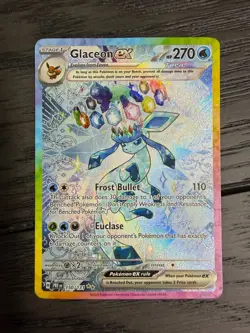 Pokemon TCG Glaceon ex 150/131 Prismatic Evolutions SIR Holo English 270HP - Image 1