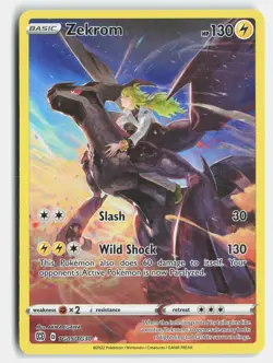 Zekrom TG05/TG30 Holo Brilliant Stars Trainer Gallery Pokemon - Image 1