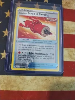 HOLO Single Scroll Of Piercing 154/198 NM REVERSE Chilling Reign Pokemon Card - Image 1