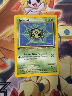 Pokemon Card - Neo Discovery 64/75 - SPINARAK (common) **1st Edition** - NM - Image 1