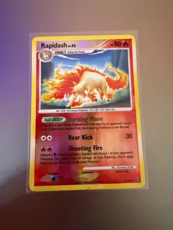 Rapidash LV.43 22/100 Reverse Holo Stormfront Rare Pokemon Card 2008 - Image 1