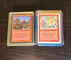 Magic: The Gathering 45 Card Lot Mixed Lot all in sleeves and plastic casing - Image 1