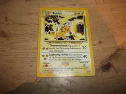 Raichu 21/64 Non Holo Pokemon Card Neo Revelation Genuine - Image 1