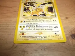Raichu 21/64 Non Holo Pokemon Card Neo Revelation Genuine - Image 3