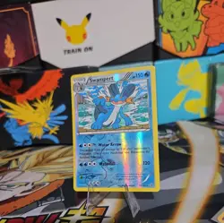 Swampert 35/160 XY Primal Clash Rare Reverse Holo Pokemon Card - Image 1
