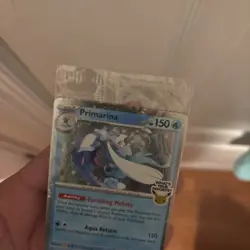 Trading card game Pokemon TCG Primarina Sealed Barnes & Noble 30th Stamped Promo - Image 2