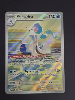 Primarina 088/084 Pitch Black Illustration Rare Pokemon Card NM IR 88 - Image 1