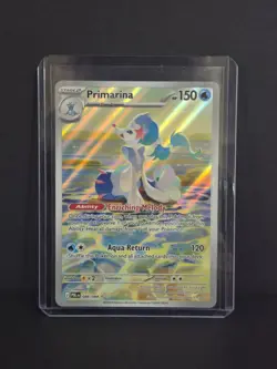Primarina 088/084 Pitch Black Illustration Rare Pokemon Card NM IR 88 - Image 2