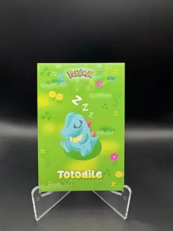 Pokemon Sleepy Totodile Card Database Attacks 2 Cracked Ice Holo Peru - Image 1