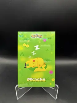 Pokemon Sleepy Pikachu Card Database Attacks 2 Cracked Ice Holo Peru - Image 1