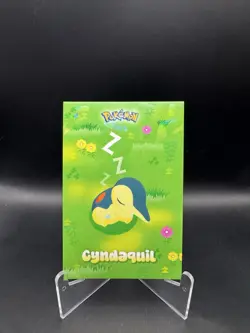 Pokemon Sleepy Cyndaquil Card Database Attacks 2 Cracked Ice Holo Peru - Image 1
