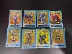 1999 Digimon TCG 8-Card Holo Lot English Angemon MetalGreymon ID #43 #54 #56 - Image 1