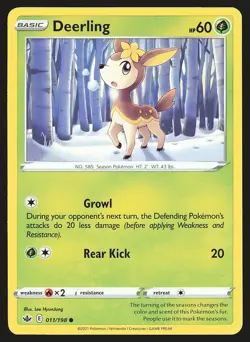SWSH06: Chilling Reign Deerling #011/198 Common Pokemon Card - Image 1