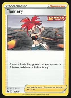 SWSH06: Chilling Reign Flannery #139/198 Uncommon Pokemon Card - Image 1