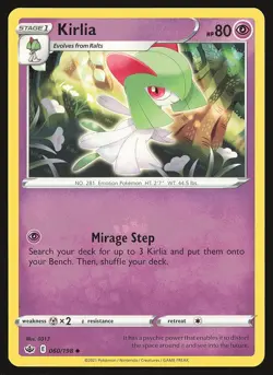 SWSH06: Chilling Reign Kirlia #060/198 Uncommon Pokemon Card - Image 1