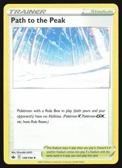 SWSH06: Chilling Reign Path to the Peak #148/198 Uncommon Pokemon Card - Image 1
