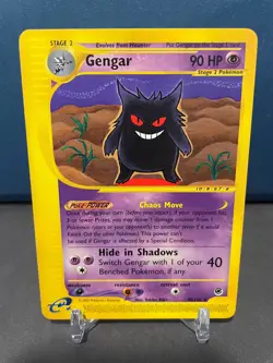 Gengar Pokemon Card - Expedition - 48/165 - Image 1