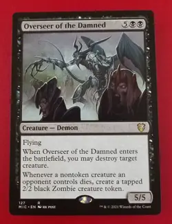1x Overseer of the Damned | Midnight Hunt Commander | MTG Magic Cards - Image 1