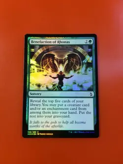 1x Benefaction of Rhonas | FOIL | Amonkhet | MTG Magic Cards - Image 3