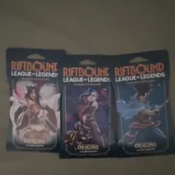 Riot Games Riftbound: LoL TCG Origins Sleeved Booster Packs 14-Card Lot of 3 - Image 1