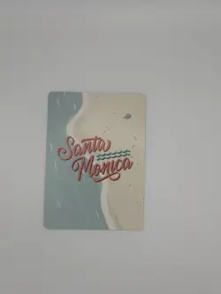 Santa Monica Board Game Promo Card From Dead Reckoning Kickstarter Exclusive - Image 1