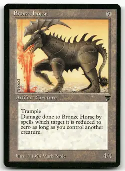 Bronze Horse (NM) Legends LEG Magic MTG - Image 1
