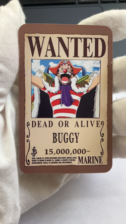 Buggy One Piece Wanted Set ACG Holo Anime Card Dead or Alive - Image 2