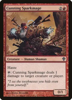 MTG Cunning Sparkmage ** Worldwake ** English - Image 1