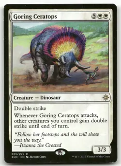 Goring Ceratops #13 (LP) Ixalan XLN Magic MTG - Image 1