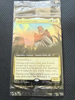 Iroh, Grand Lotus (Extended Art) Unique and Miscellaneous Promos Foil - Image 1