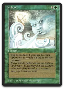 Typhoon (NM) Legends LEG Magic MTG - Image 1