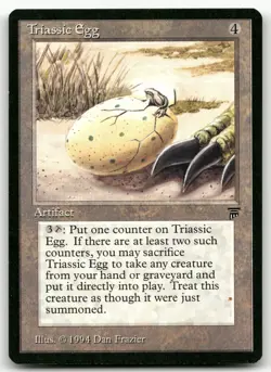Triassic Egg (NM) Legends LEG Magic MTG - Image 1