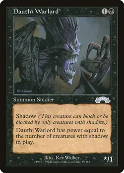 MTG Dauthi Warlord ** Exodus ** English - Image 1
