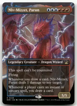 Niv-Mizzet, Parun (Anime Borderless) #438 (NM) Ravnica Remastered RVR Magic MTG - Image 1